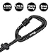 Favofit Ultra Sturdy Locking Carabiner Clips, 12KN (2697 lbs Each) Heavy Duty Caribeaners for Camping, Hiking, Outdoor & Gym etc, Small Carabiners for Dog Leash & Harness