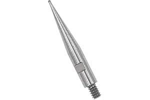 SUXING Carbide Ball Contact Points for Bestest Dial Test Indicator M1.4x0.3 Thread 0.015" Tip Diameter 1/2" Length Compatible for Brown & Sharpe 599-7030-15