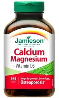 Amazon Com Jamieson Calcium Magnesium With Vitamin D3 100 Caplets 100 Free Bonus Health Personal Care