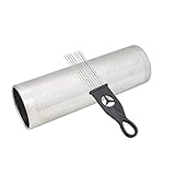 ammoon Stainless Steel Metal Guiro Training Tool with Scraper (Style 1)