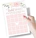 Printed Party Floral Bridal Shower Games, Set of 5 Games, 50 Sheets Each, Bridal Shower Games and Wedding Anniversary Activities, Includes Marriage Advice Cards and Emoji Game, 5 x 7 Inches