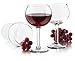 Libbey 13.7-Ounce Preston Red Wine Glass, Clear, 4-Piece