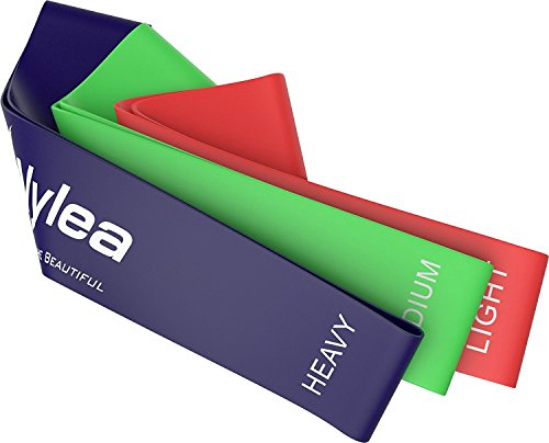 3 Pack Resistance Exercise Workout Bands [FREE TRAVEL BAG] 12" Latex - Best for Training, Pilates, Powerlifting, Stretching, Physical Therapy, Yoga, Rehab and Home Fitness [ULTIMATE FITNESS SET] - Thumbnail 4