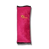 Mocase Soft Strap Cover Children Baby Headrest Neck Support Pillow Shoulder Pad for Car Safety Seatbelt (Purple)