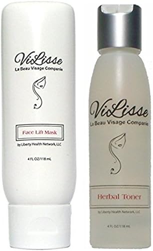 Best Anti Aging Facial Face Lift Mask and Herbal Toner For a Younger Looking Face,ViLisse Skin Care