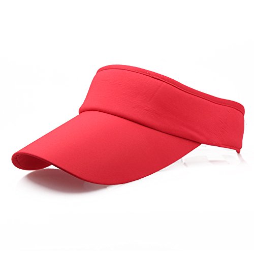 MIS1950s 2019 New Sun Visor Caps for Men Women Classic Sports Tennis Golf Running Hat Classic Adjustable Cap (A)