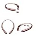 Bluetooth Headphones Wireless Headset with Mic Stereo Neckband Hand-free Headset Sport Earphone Noise Cancelling Earbud Bek Design for IOS, Android LG Samsung iphone (Rose Gold)