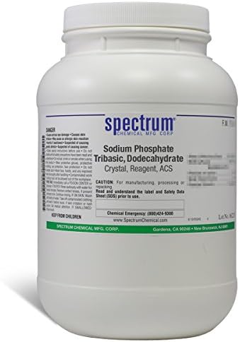 Spectrum Chemical Sodium Phosphate Tribasic, Dodecahydrate, Crystal, Reagent, ACS