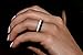 FluxActive Silicone Wedding Ring for Women (8 Pack) Stackable Thin Rubber Bands - Diamond Pattern Rings