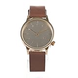 KOMONO Unisex KOM-W2254 Winston Regal Series Analog Display Japanese Quartz Brown Watch