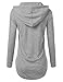 Doublju Loose Fit Pullover Hoodie with Kangaroo Pocket for Womens with Plus Size H.Gray 2XL