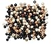 Femitu 500pc Eco-Friendly Wood Beads, 7-8mm, Mixed Colors