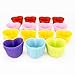 LAVAVIDA Silicone Cupcake Liners, 24 Pack 6 Colors Baking cups, Resuable and Nonstick Muffin Holder, Standard Size Cake Molds