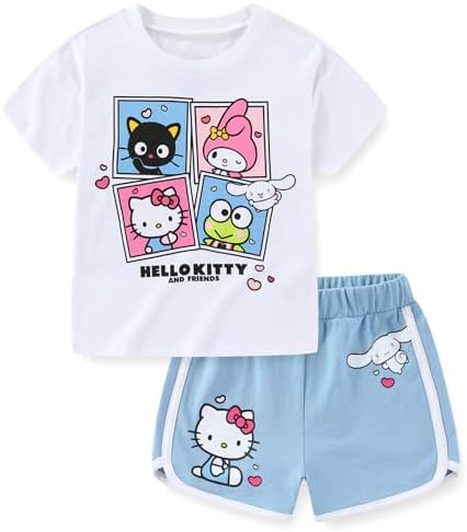 Amazon.com: Hello Kitty Girls 3-Piece Printed Tee Shirt Fashion