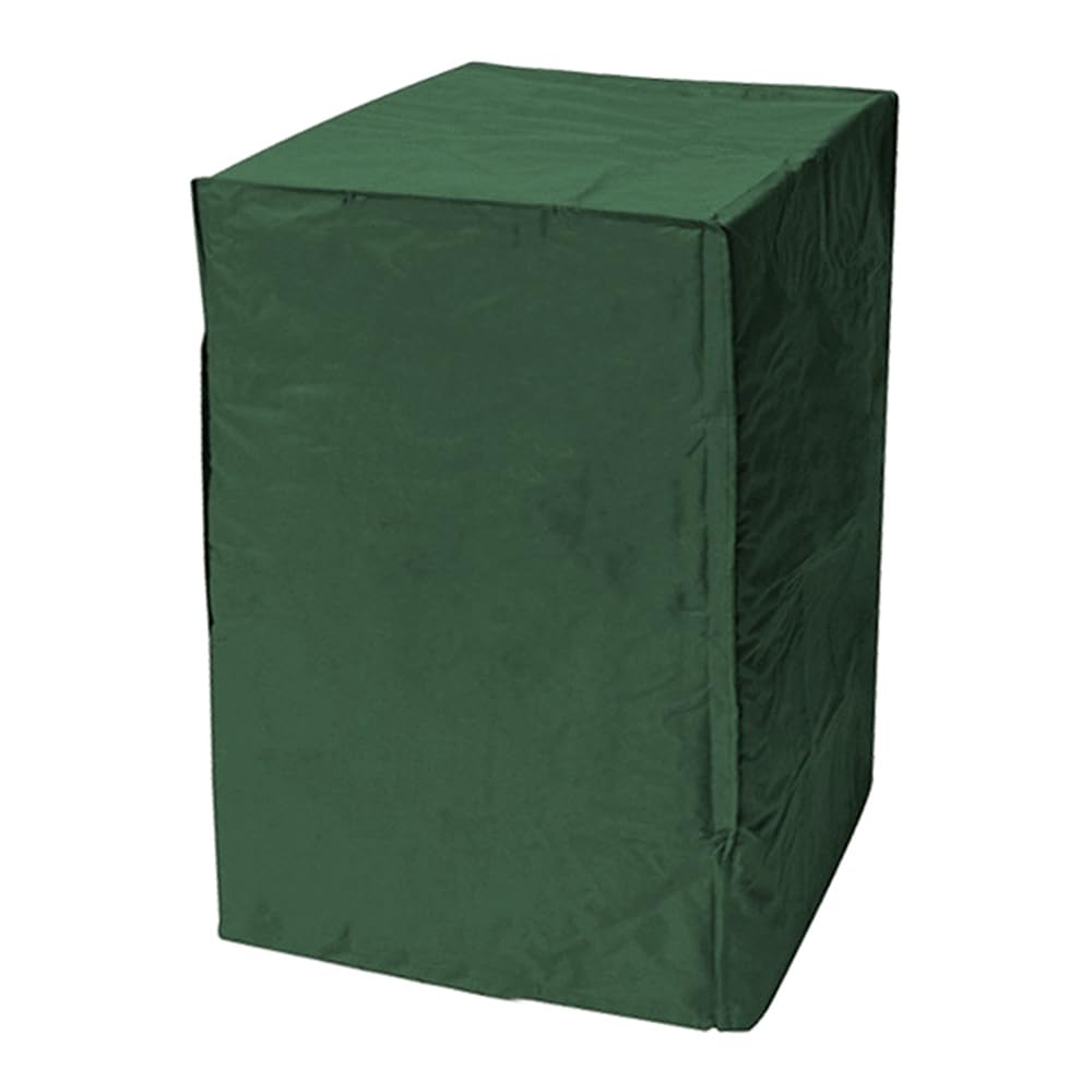 ZONADAH Garden Stacking Chair Cover 68x68x120cm Waterproof Anti-UV 210D Oxford Fabric Heavy Duty Patio Chair Cover Green Protective Cover for Outdoor Furniture