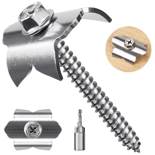 Dolibest 200pcs Stainless Fence Nails for Softwoods, 2 Inch Reusable