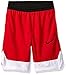Nike Boy's Icon Basketball Shorts, Boy's Athletic Shorts with Side Pockets, University Red/White/Black, M