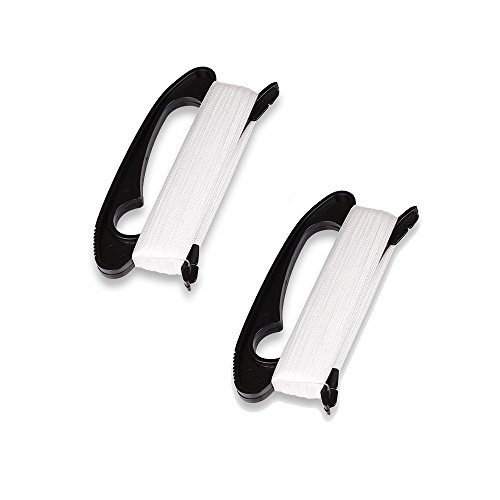 HappyToy Kite Handle with Line String - 300ft Durable String - 2 Pack - Black