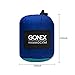 Gonex Portable Outdoor Camping Hammock, Nylon Parachute Single Hammock for Travel Camp with Hammock Straps, Ultralight (Dark blue+Light blue)