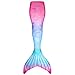 Fin Fun Reinforced Limited Mermaid Tails, No Monofin for Swimming - Kids, Girls & Adults