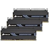 Corsair TR3X6G1600C8D Dominator 6 GB 3 x 2 GB PC3-12800 1600MHz 240-Pin DDR3 Core i7 Memory Kit