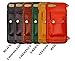 Cell Phone Bag, Leather Crossbody Bag Mini Phone Pouch with Shoulder Strap for iPhone 7 Plus, 6S Plus, 6 Plus, 7, 6S, 6, 5S, 5C, S8, S7 Edge, S6 Edge+, S6, S5, S4, J3, J7, Black+Red 01LS