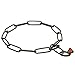 Herm Sprenger Black Stainless Steel Collar 51506 (57) - Long Link Fur Saver 1/9 inch (3 mm) - Size 24 inch (62 cm) for Dogs with Neck Size of 21-22 inch (53-55 cm)