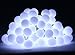 [Remote & Timer] 33Ft Globe String Lights 100LED Fairy Twinkle Lights with Remote 8 Modes Controller & UL Listed Adaptor Plug-for Patio/Party/Garden/Wedding Decor, Pure White