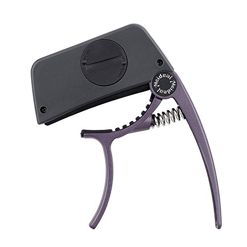 Blue Stones Acoustic Guitar Capo Quick Change Key Capo Tuner Alloy Material for Electric Guitar Bass Chromatic