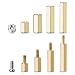 eBoot 180 Pieces Male Female Hex Brass Spacer Standoff Screw Nut Assortment Kit (M3)
