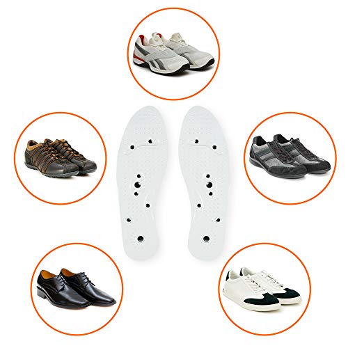 Massaging Insoles for Women ＆ Men,Massaging Insoles Acupressure Magnetic Insoles, Effective Relieve Feet Fatigue,Washable and Cutable Shoe Insoles - Thumbnail 6