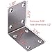 Stainless Steel L Brackets, 2.7