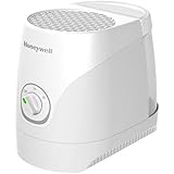 Honeywell Cool Moisture Humidifier White Ultra Quiet with Auto Shut-Off, Variable Settings & Wicking Filter for Small to Medi