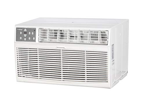 Koldfront WTC10001W 10000 BTU 208/230V Through The Wall Air Conditioner with 10600 BTU Heater with Remote