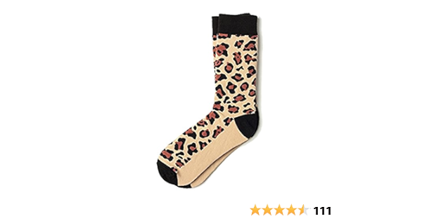 off white leopard socks