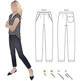 Style Arc Sewing Pattern - Parker Ponte Pant (Sizes 18-30)