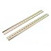 2Pcs Slotted Metal 35 mm Din Mounting Rail 40 cm Long for AC Contactor