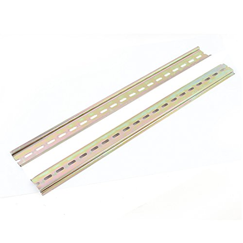 Uxcell a15052000ux0115 2pcs slotted metal 35 mm din mou…