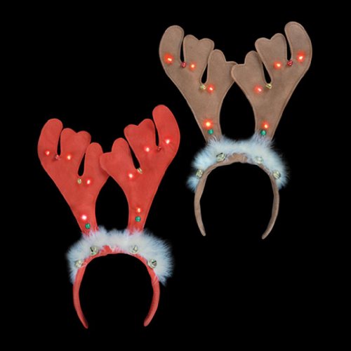 Flashing Reindeer Headband