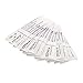 EZTAT2 50Pcs PCD Microblading Needles Permanent Makeup Supplies Manual Eyebrow Blades 12 Sloped