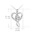 YFN My Heart Belongs to You Necklace Sterling Silver Heart Pendant Women Necklace 18