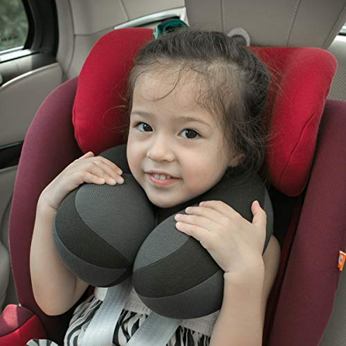 INFANZIA Kids Chin Supporting Travel Neck Pillow, Prevent Head from