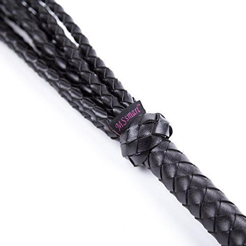 MSsmart (TM) Soft Braided Leather Floggers and Whips for Cosplay Stage Property Kit - Thumbnail 2