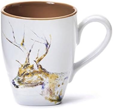 Demdaco Dean Crouser Whitetail Deer Coffee Tea Mug Cup