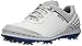 ECCO Men's Cage Golf Shoe, White/Royal, 44 EU/10-10.5 M US
