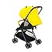 KidsEmbrace Batman Lightweight Compact Stroller, DC Comics Collapsable Stroller with Canopy, Yellow, 7701BATYL