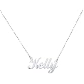 Hidepoo Kelly Jewelry Necklace – Personalized Name Pendant Necklace, Dainty Kelly Name Necklace Chain Jewelry Gifts for Women