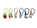 AVIRGO 17 pcs Colorful Soft Zipper Pull Charms for Jacket Backpack Bag Pendant Set # 211 -4