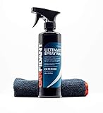 Carfidant Ultimate Spray Wax Sealant - Premium Car Wax Spray Kit - Nano-Polymer and Carnauba Hybrid Blend Technology - Paint Sealant and Detail Spray - with Microfiber Towel - for Light & Dark Paint