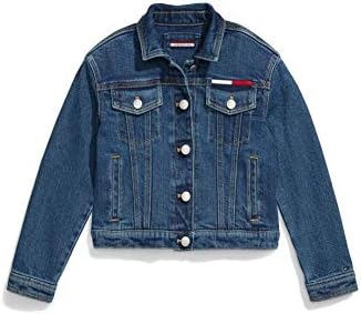 tommy hilfiger cropped denim jacket